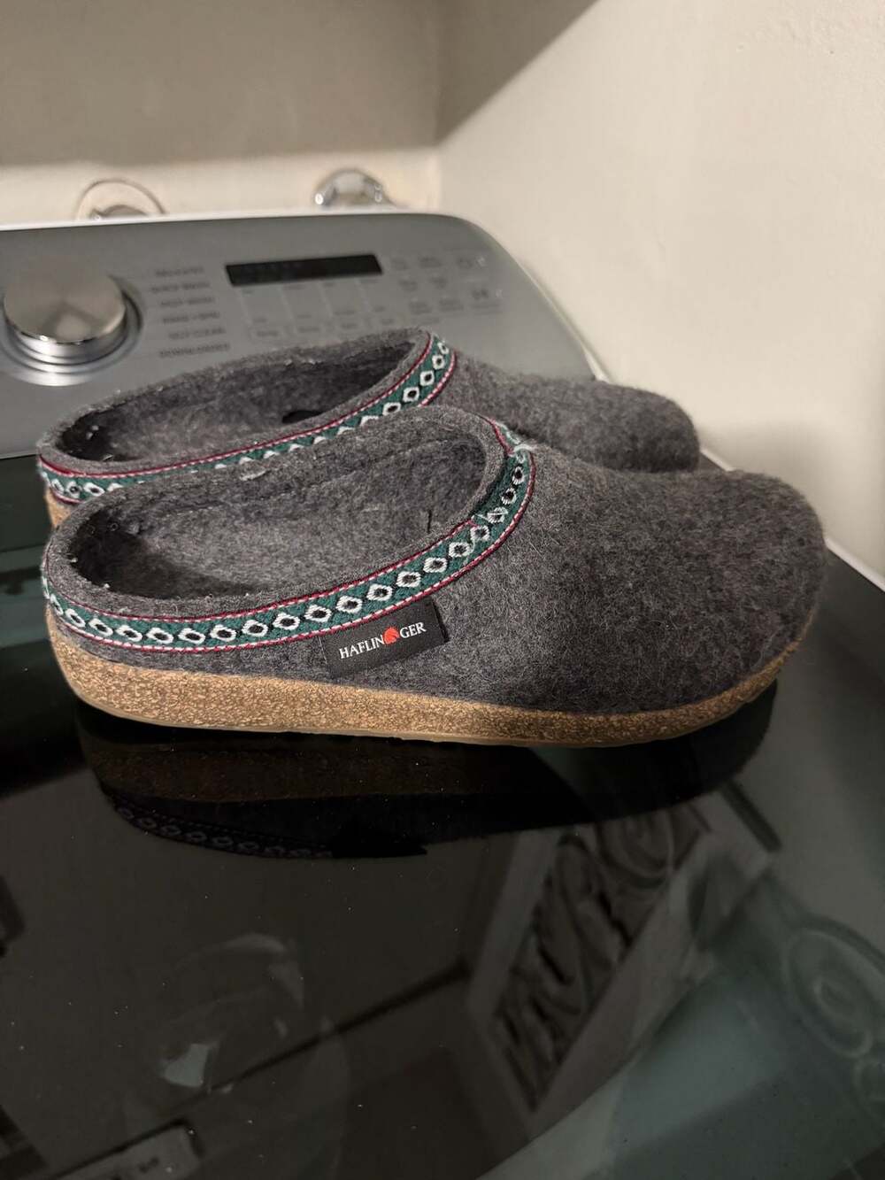 Haflinger GZ Classic Clog - Grey -size 42